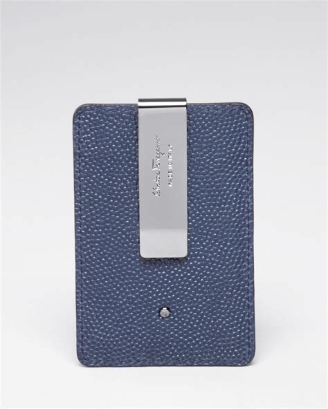 ferragamo money clip card holder.